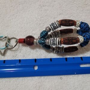 Bohemian Beaded Keychain